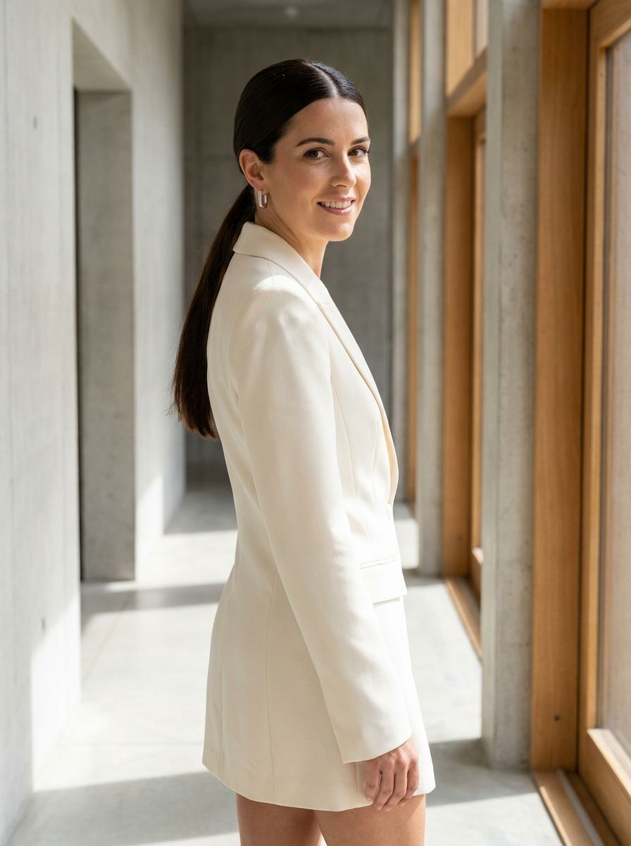 Sleek Low Ponytail - Standesamt Frisuren